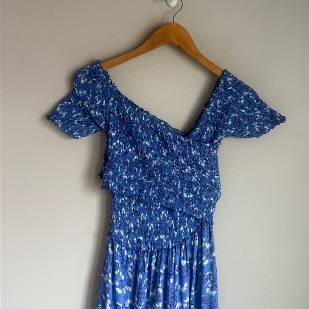 Poupette St Barth Soledad Maxi Dress in Royal Cerise Small - Picture 5 of 11